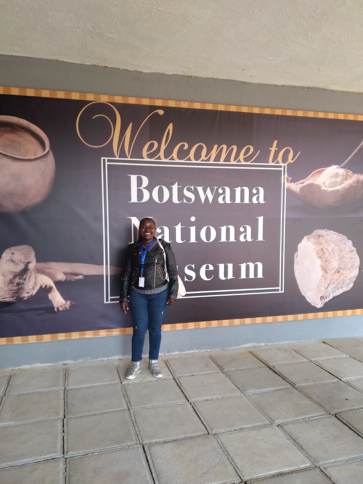 Research participant during a knowledge exchange visit in Botswana
